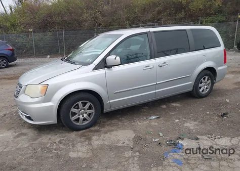 2012 Chrysler Town & Country Touring из США, поврежденный, VIN 2C4RC1BG9CR337369